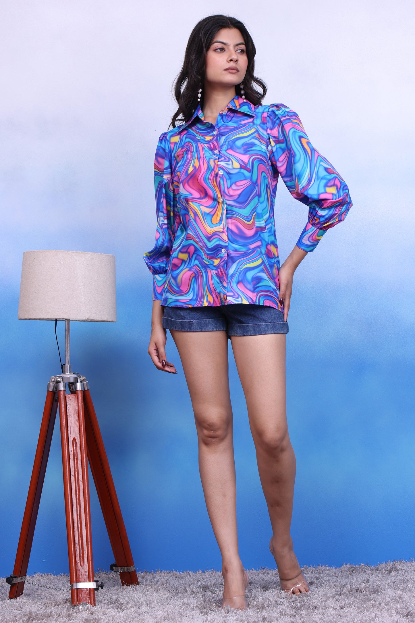 Casual Satin Shirt