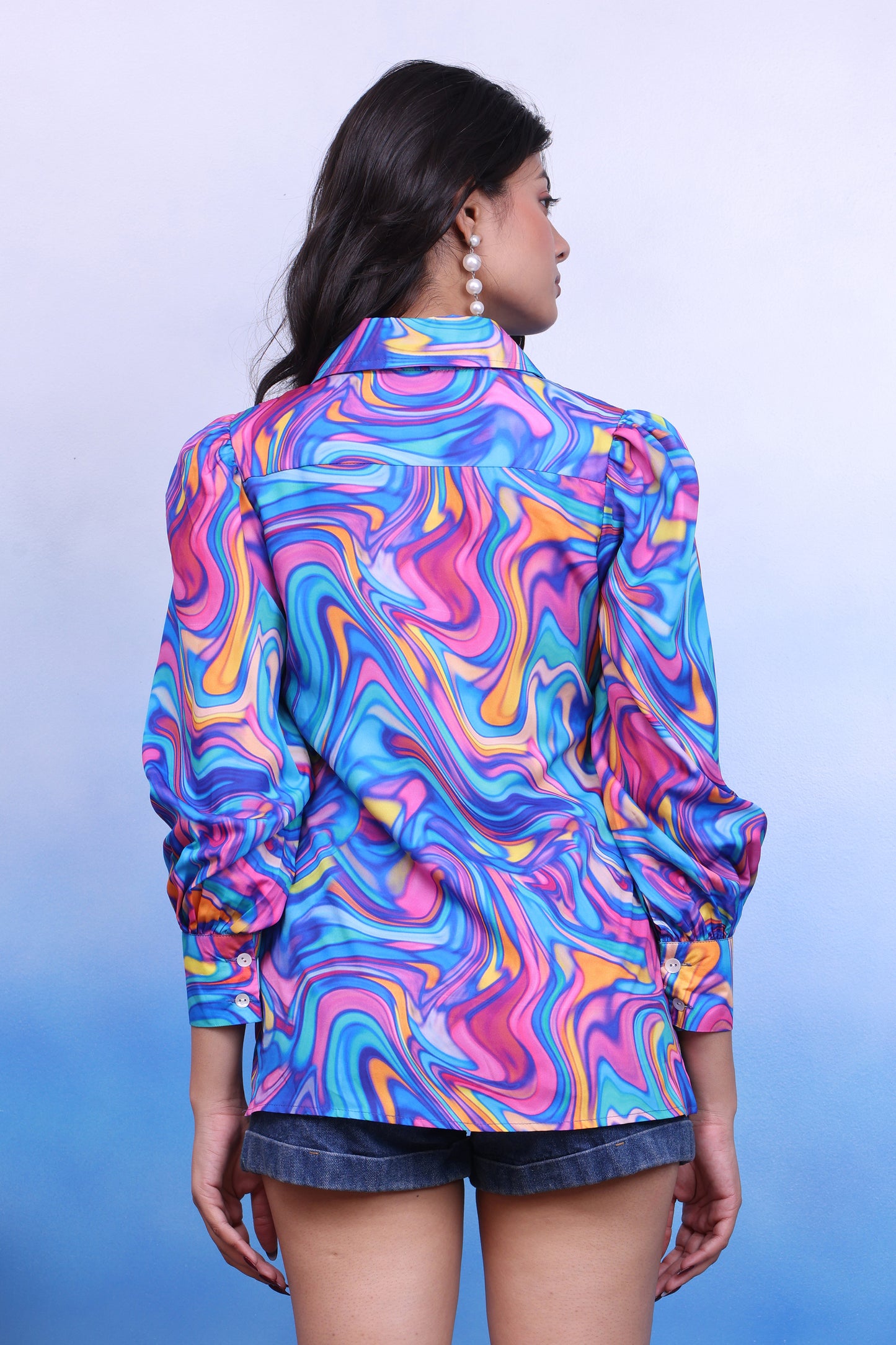 Casual Satin Shirt