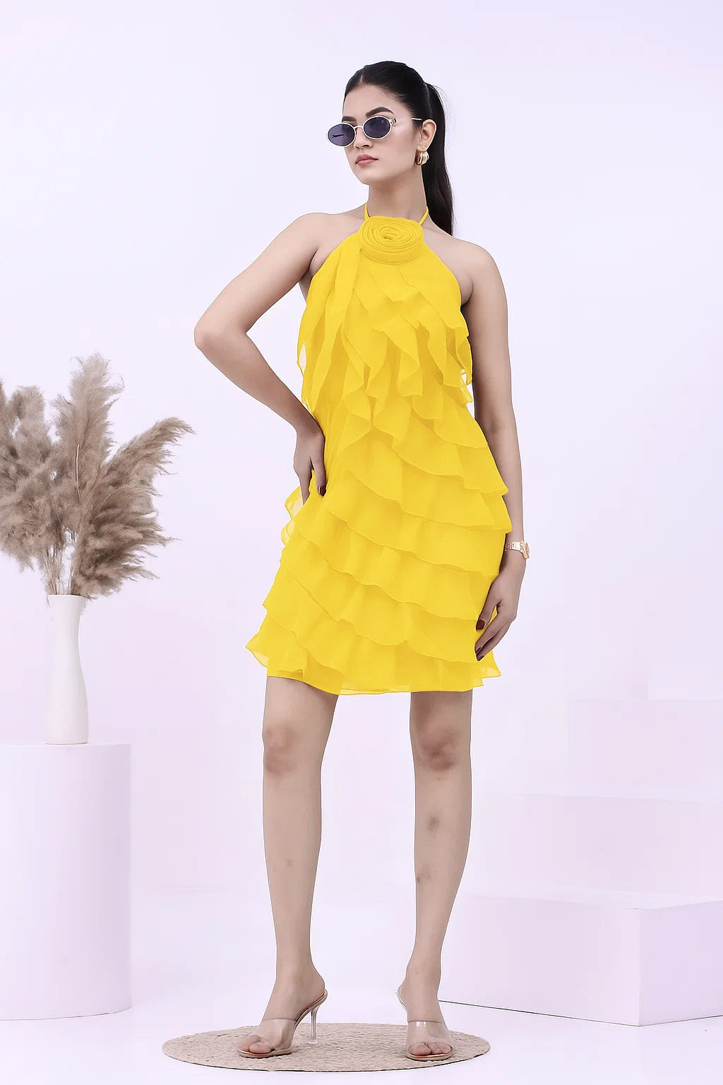 Bloom Ruffle Dress