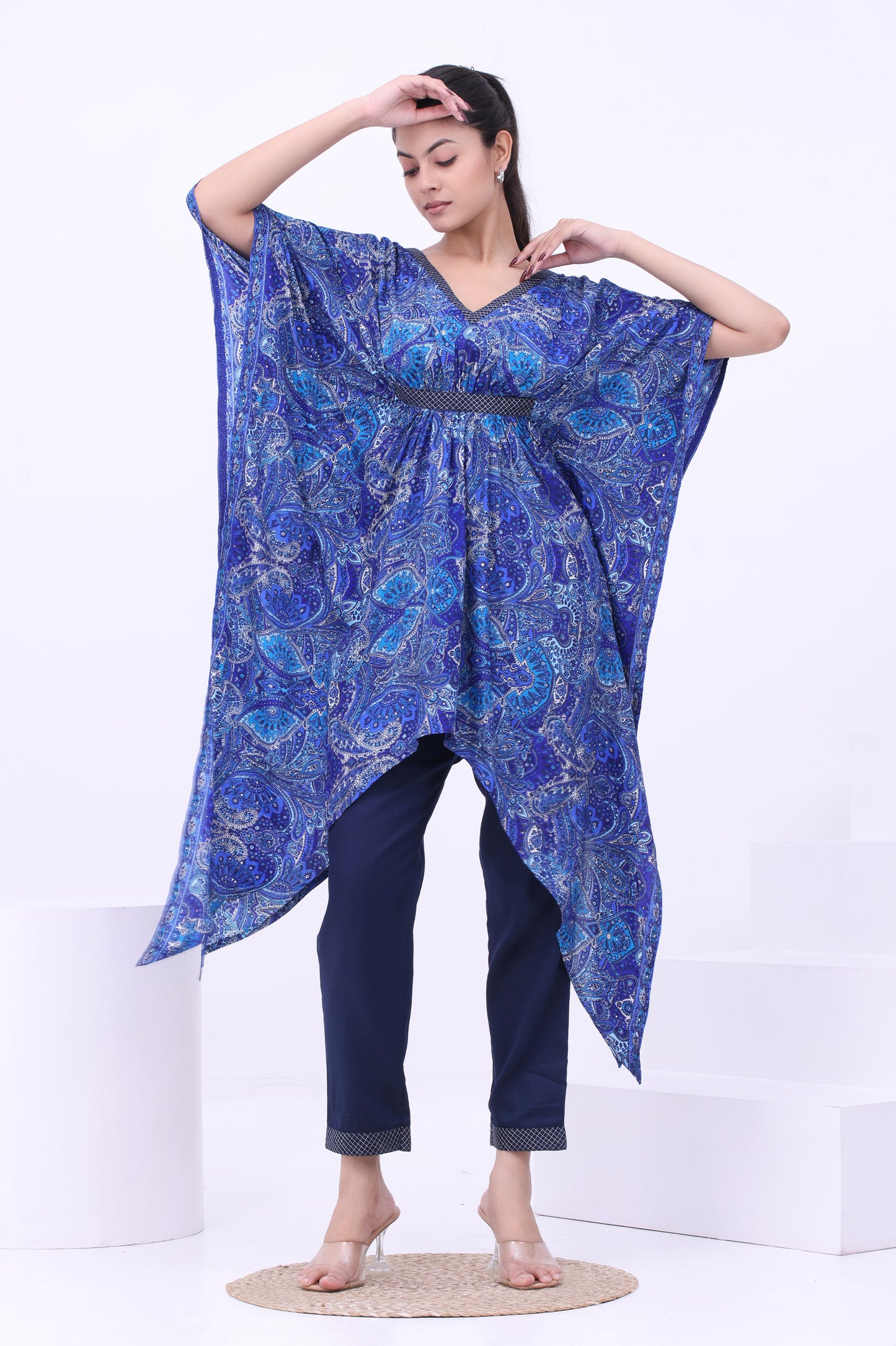Sapphire Kaftan Set