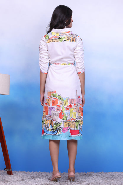 Linen Shirt Dress