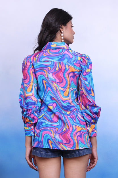 Casual Satin Shirt