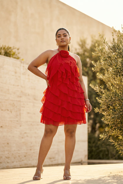 Bloom Ruffle Dress